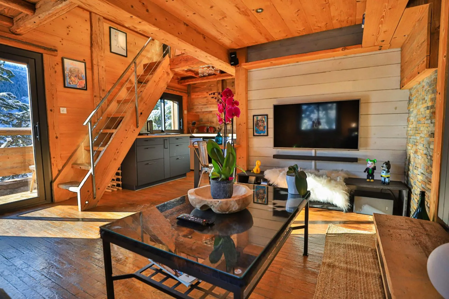 Vue du logement Chalet le Noisetier